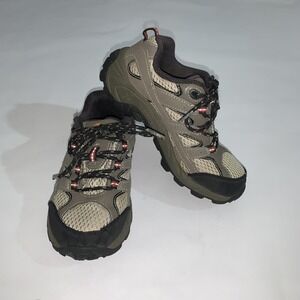 Merrell Shoes Kids Size 12.5 Brown Mesh Lace Up Hiking Trail Outdoor Sneakers